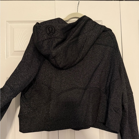 Lululemon cropped sparkle hooded scuba - Picture 7 of 8